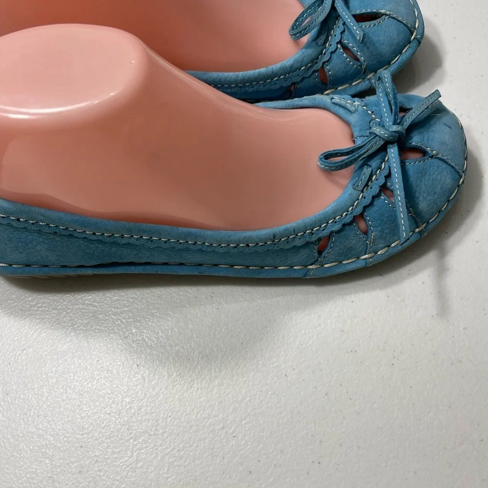 Dr. Scholl's Blue Fairy Renfaire Sky Blue Women's Flats Size 8 SB-70